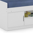 Kids Beds White Atom Low Sleeper Bed ATO101 by Julian Bowen