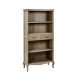 Bookcase Camille Limed Oak Tall Bookcase with Drawers CAM412