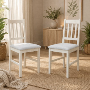 2x Coxmoor Dining Chairs - Ivory COX110