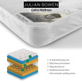 Kids Beds - Julian Bowen Jupiter Mid Sleeper Bed White JUP101
